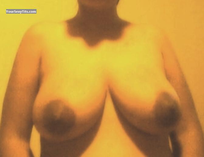 Tit Flash: Big Tits - Topless Nara from United States